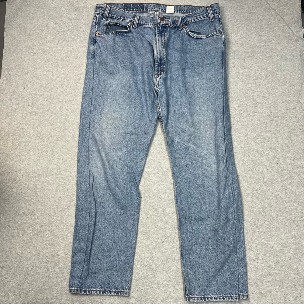 VTG Levis Jeans Mens 40x29 Blue 505 Orange Tab Regular Fit Straight Leg Denim